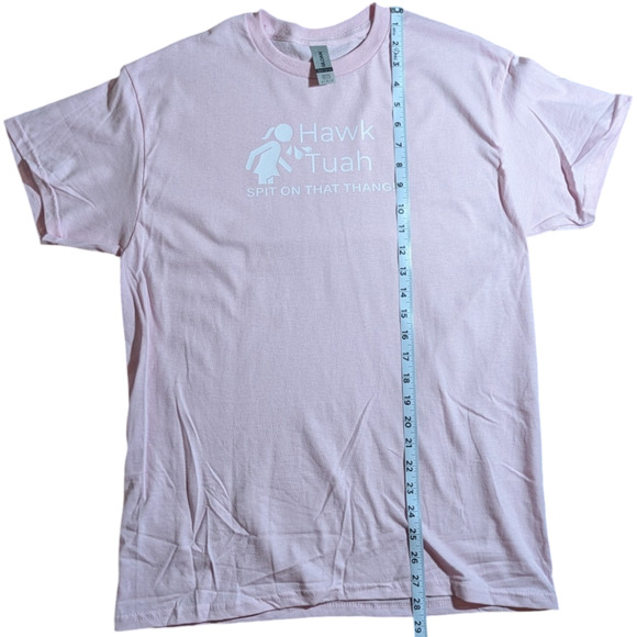 Hawk Tuah Spit On That Thang - Meme  - Light Pink Graphic Tee - Size M - NWOT - Picture 2 of 7